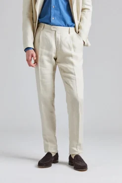 Soho Linen Trouser Beige