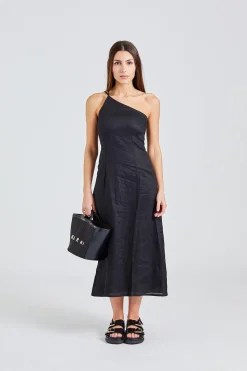 Soko Midi Dress Black