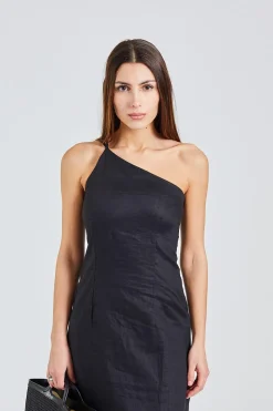 Soko Midi Dress Black