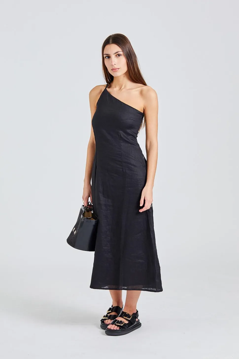 Soko Midi Dress Black