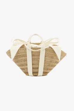 Sophie Lace Ecru Handle Ecru Pouch