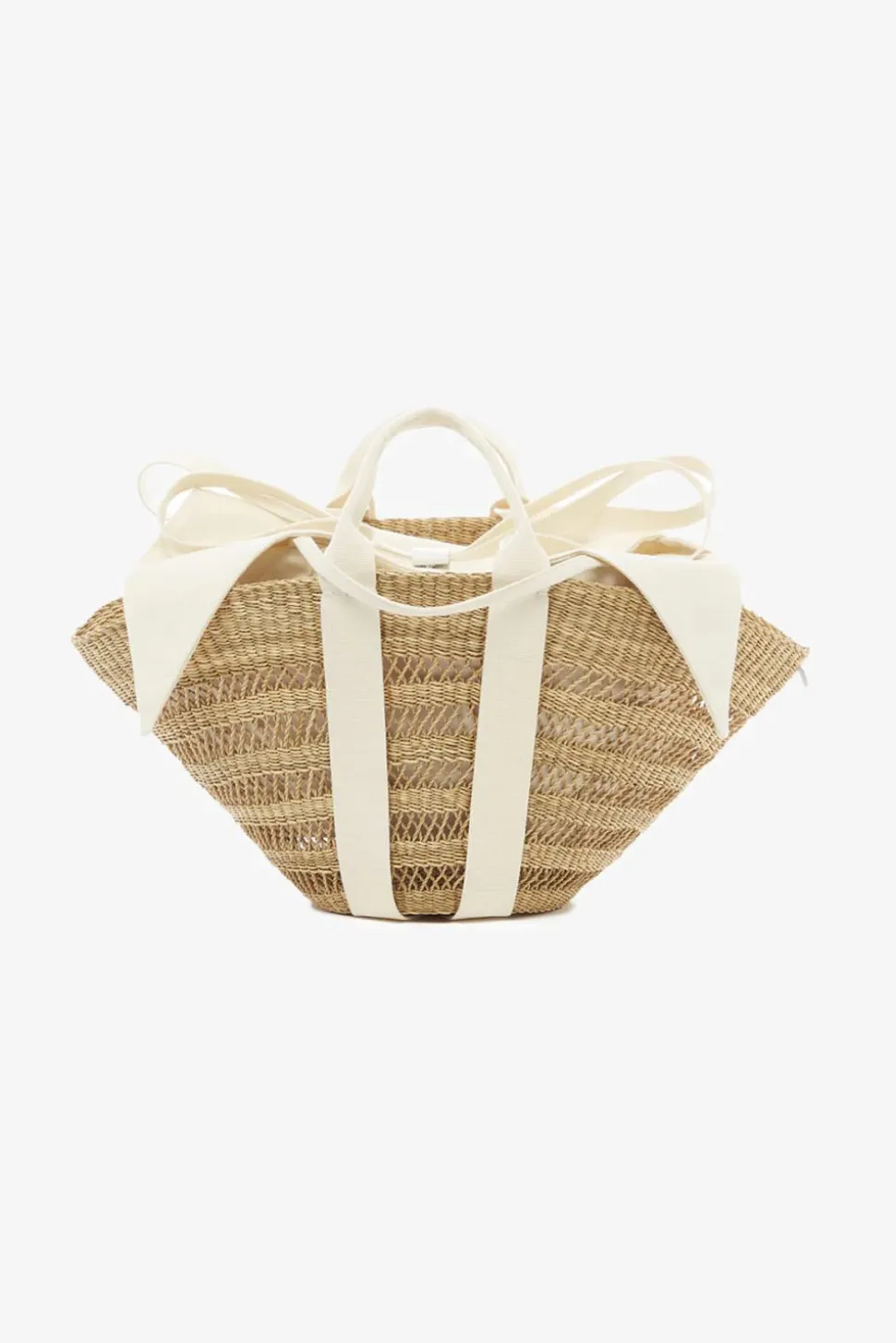 Sophie Lace Ecru Handle Ecru Pouch