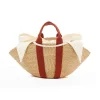 Sophie Rust Handle Ecru Pouch
