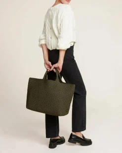 St Barths Large Tote Olive