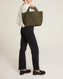 St Barths Medium Tote Olive