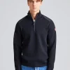Stormont 1/4 Zip Sweater Black