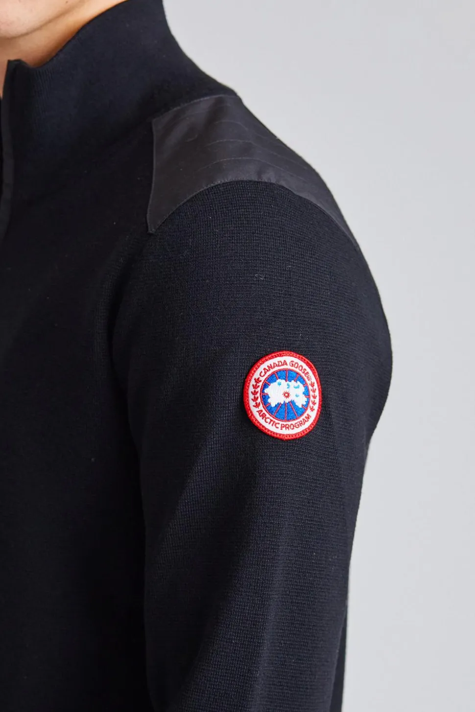 Stormont 1/4 Zip Sweater Black
