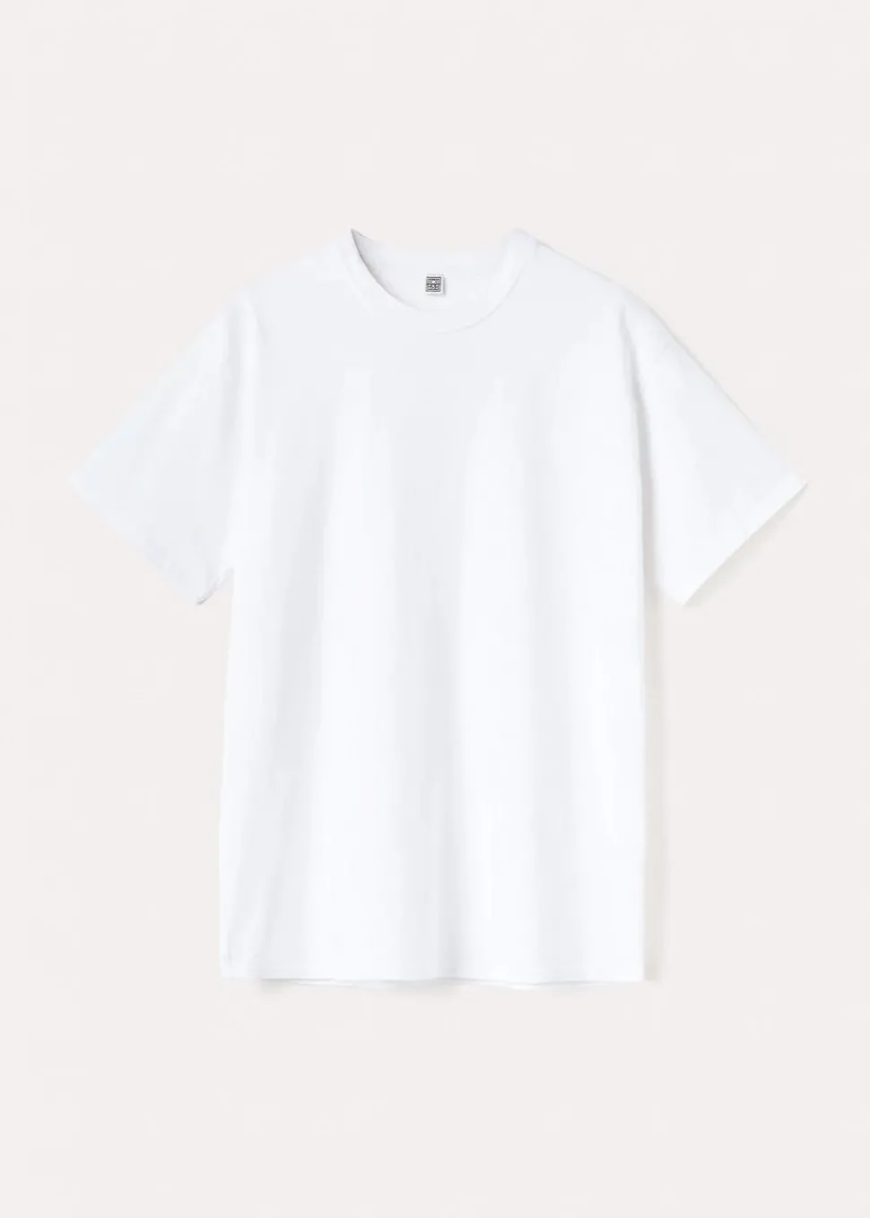 Straight Cotton Tee Off -White