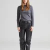 Straight Leather Pant FN-WN-TROU000654 Black