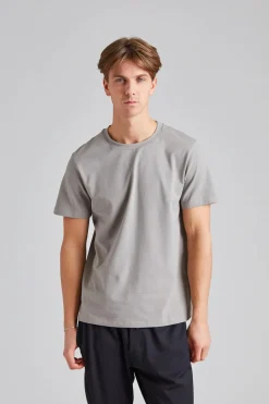 Stretch Cotton Tee Dove Grey