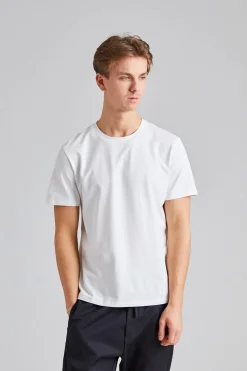Stretch Cotton Tee White