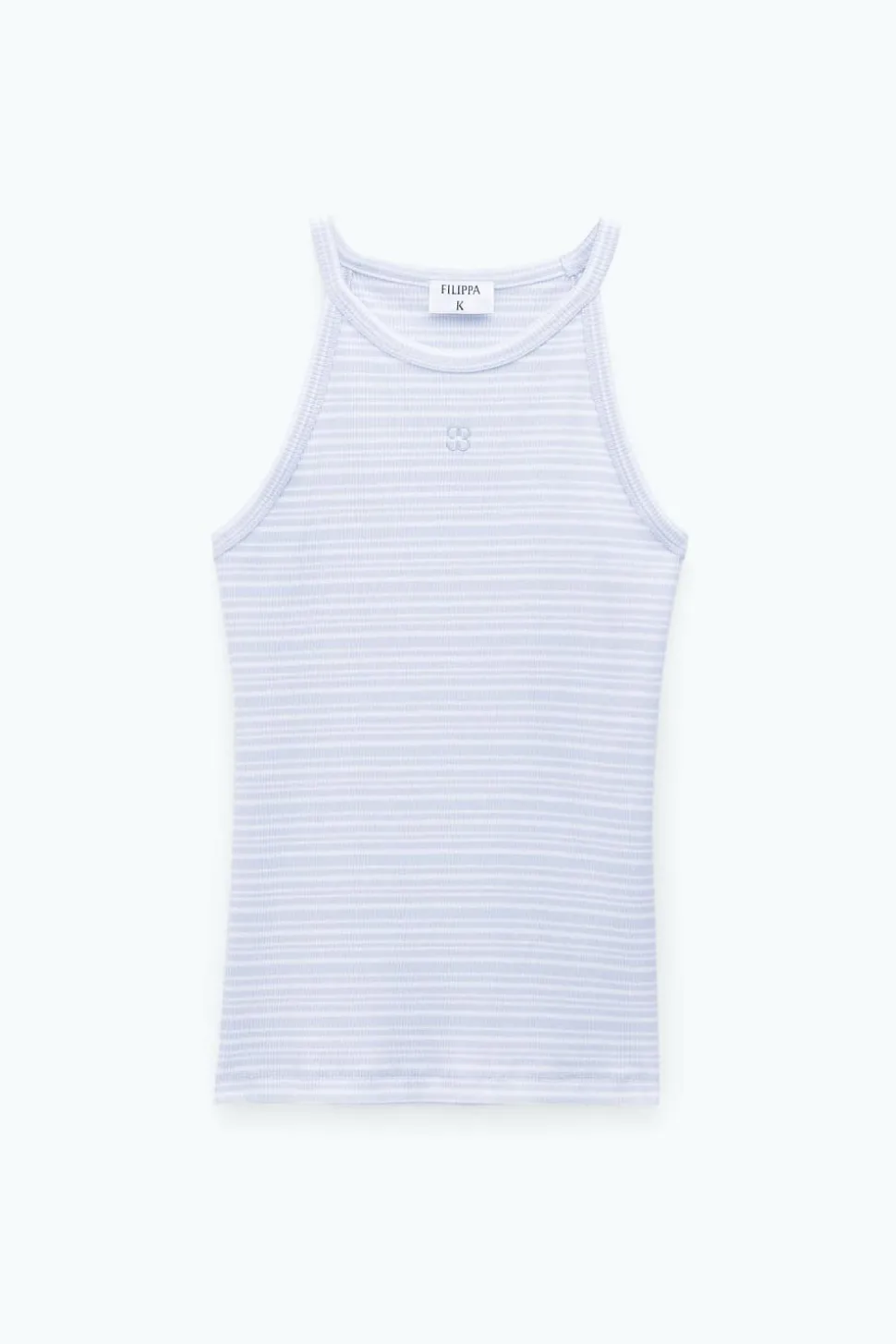 Striped Tank Mist Blue White Stripe