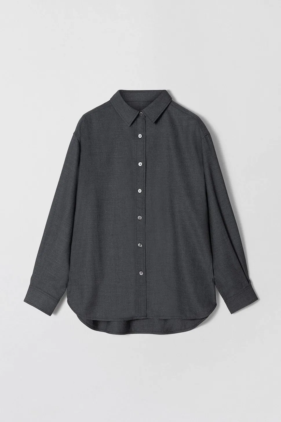 Tailored Oversized Shirt Charcoal
