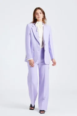 Tailored Straight Leg Trouser Lavender