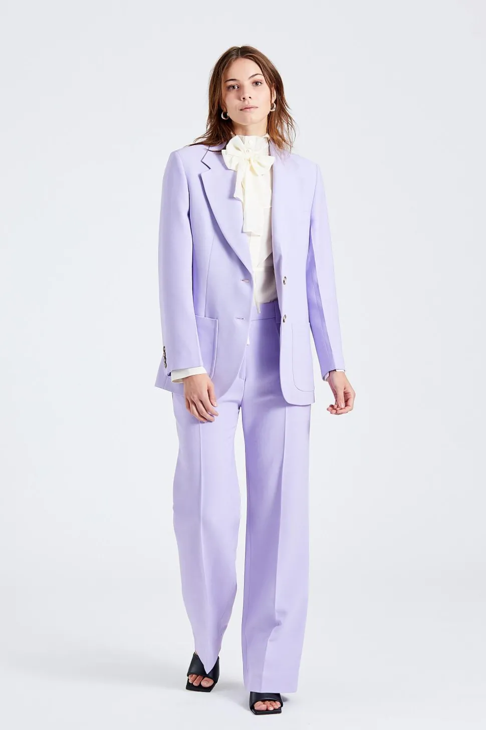 Tailored Straight Leg Trouser Lavender