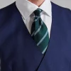 Tailored Stripe Tie Green