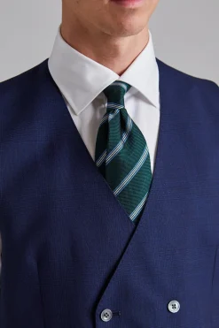 Tailored Stripe Tie Green