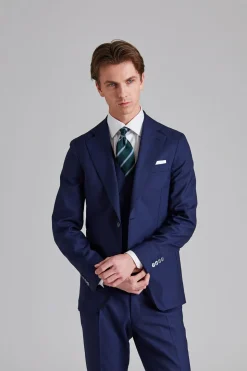 Tailored Stripe Tie Green