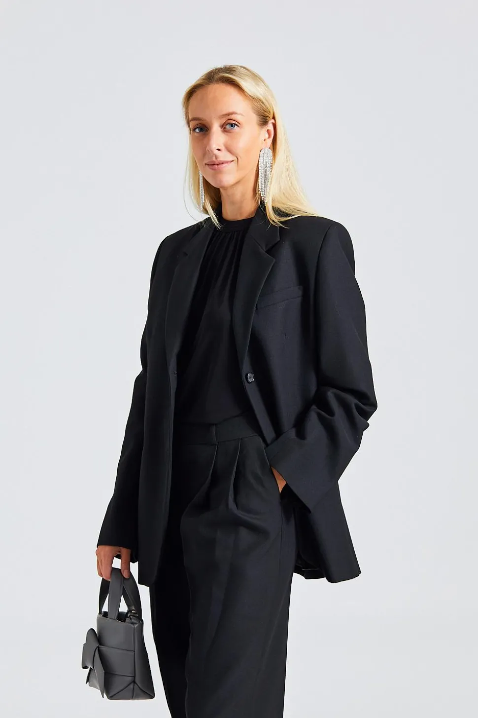 Tailored Suit Jacket Black