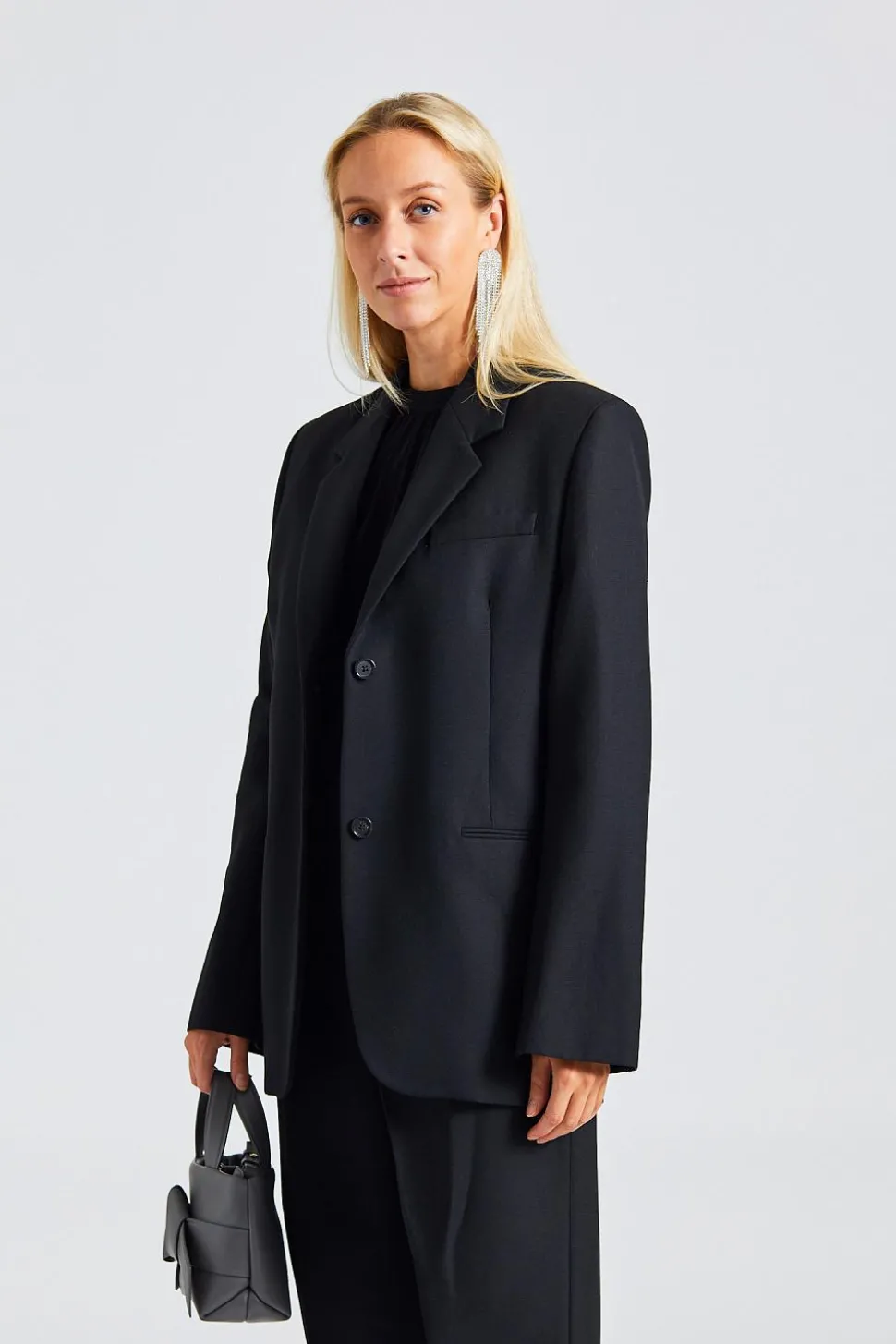 Tailored Suit Jacket Black
