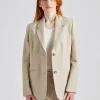 Tailored Suit Jacket Sand