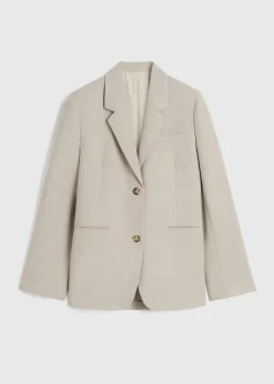 Tailored Suit Jacket Sand