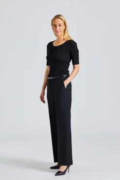 Tailored Suit Trousers Black
