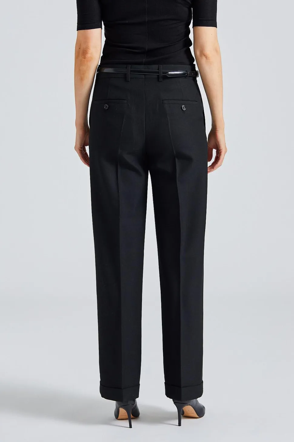 Tailored Suit Trousers Black