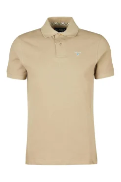 Tartan Piquet Polo Washed Stone