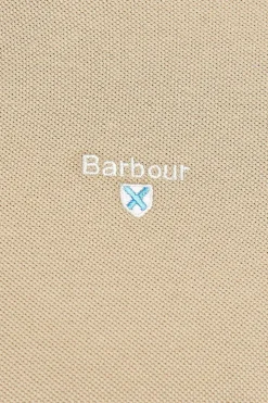Tartan Piquet Polo Washed Stone