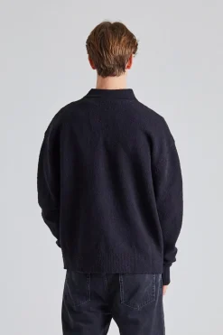 Team Polo Sweater Black