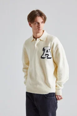 Team Polo Sweater Off White