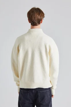 Team Polo Sweater Off White