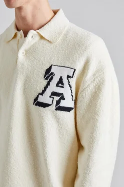 Team Polo Sweater Off White