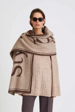 Thalia Scarf Beige/Brown