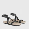 The Leather Chunky Sandal Black