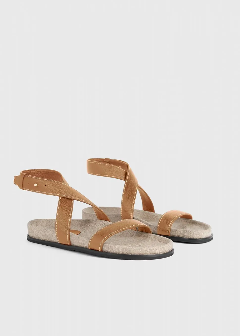 The Leather Chunky Sandal Tan