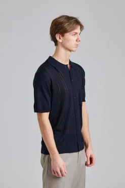 Thor SS Cardigan Deep Navy
