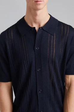 Thor SS Cardigan Deep Navy