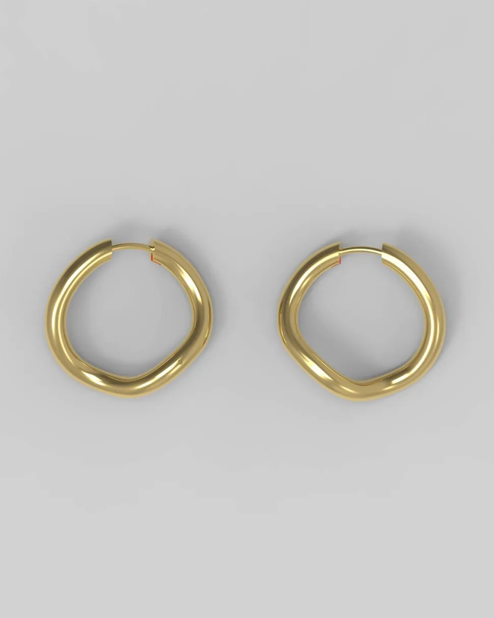 Thorn Hoop Round Plated