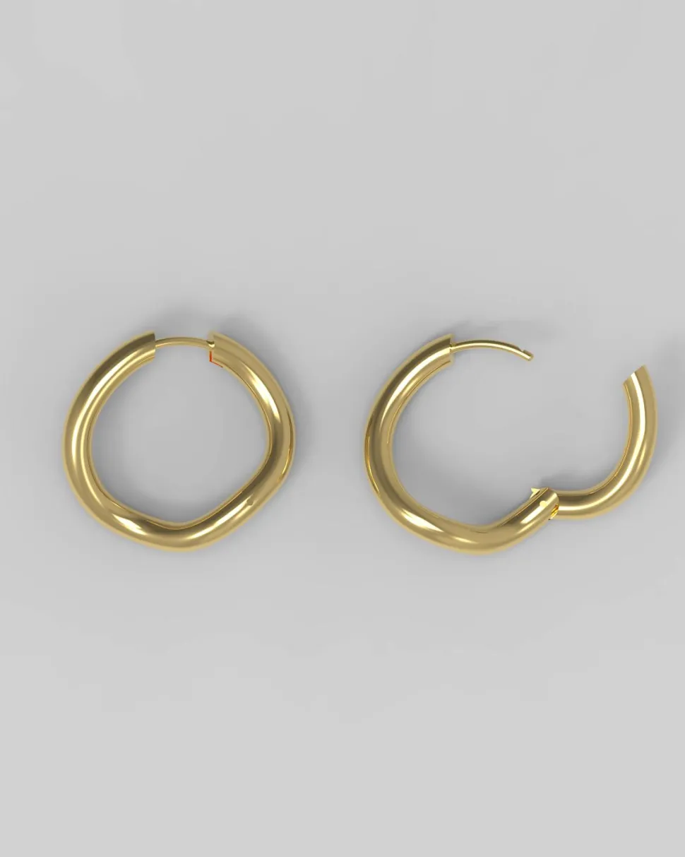 Thorn Hoop Round Plated