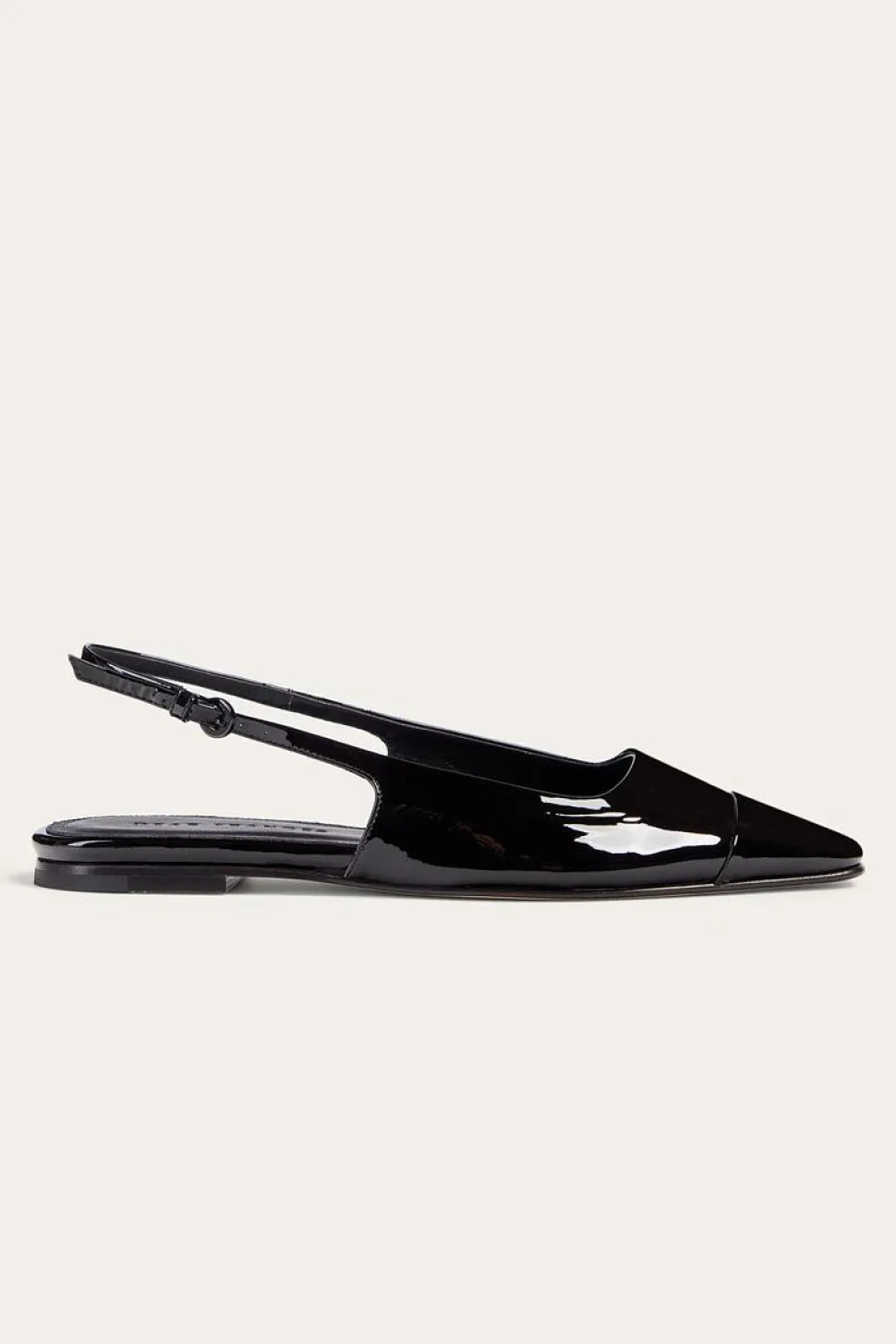 Tia Flat Black Patent