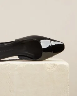 Tia Flat Black Patent