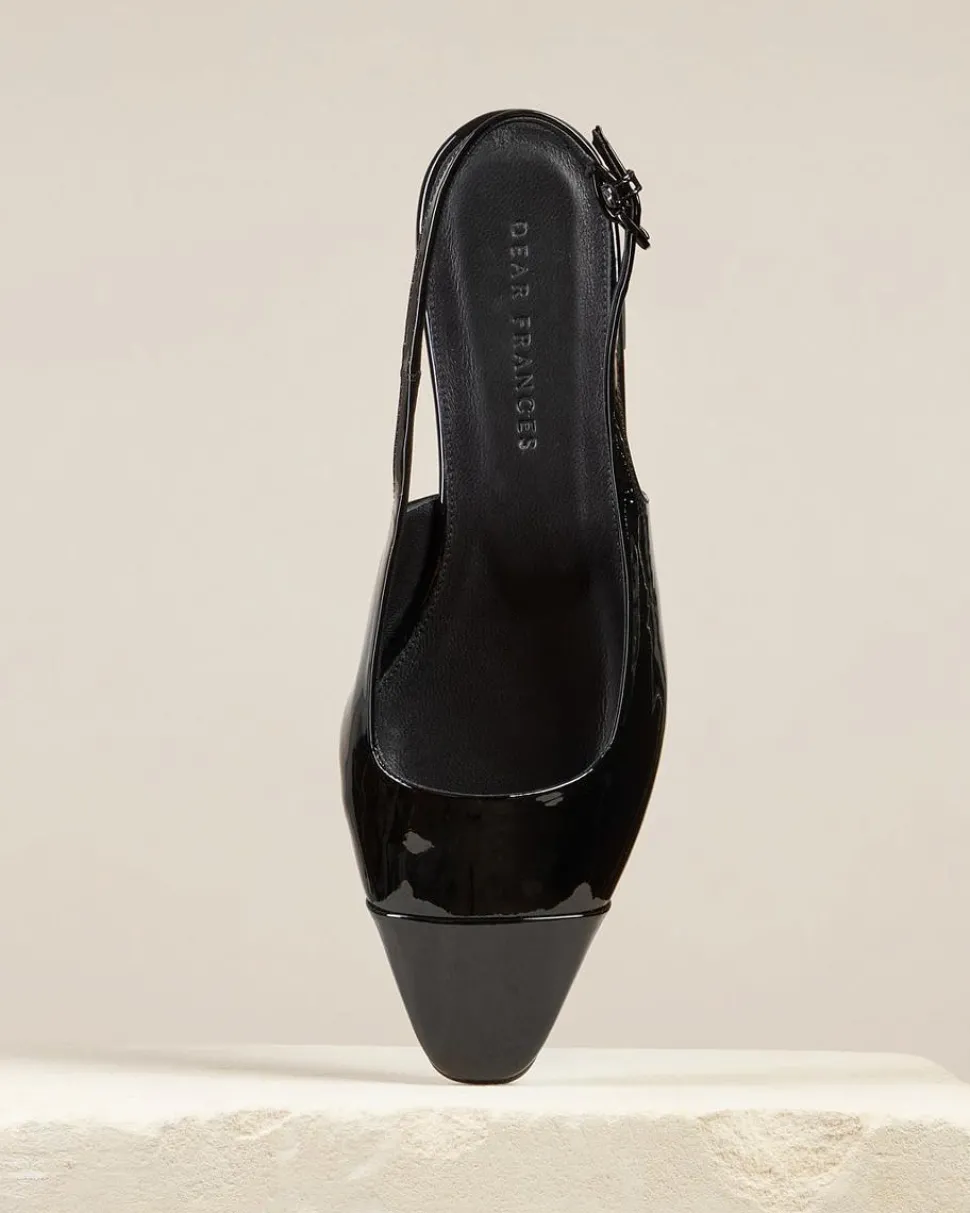 Tia Flat Black Patent