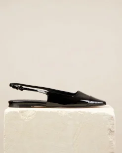 Tia Flat Black Patent