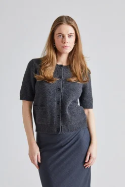 Toulouse Cardigan Tee Graphite
