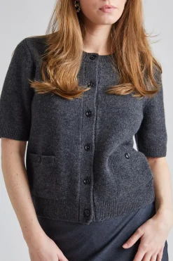 Toulouse Cardigan Tee Graphite