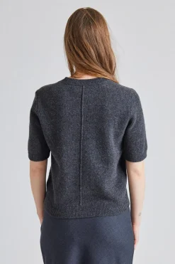 Toulouse Cardigan Tee Graphite