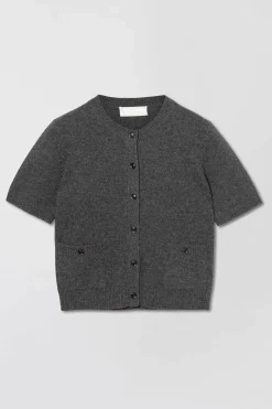 Toulouse Cardigan Tee Graphite