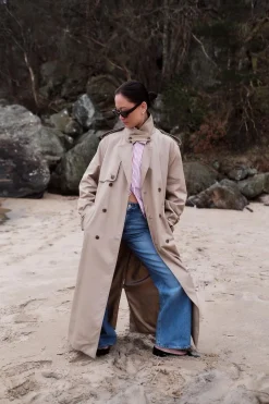 Trench Coat Khaki Beige